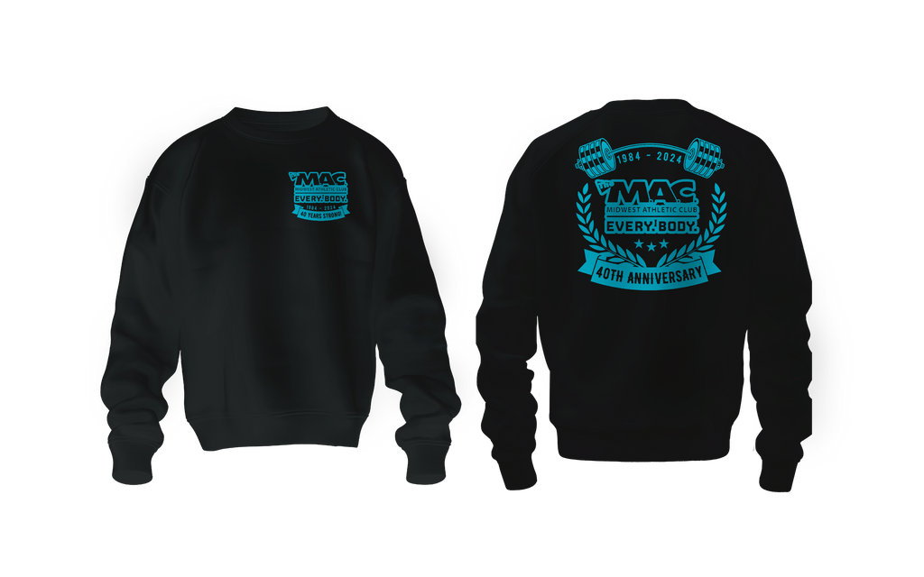 40th chest Mac Crew Neck Long Sleeve